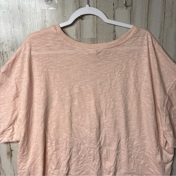 Old Navy Size 3X Light Pink FORCE OF NATURE Graphic Short Sleeve Womens Top - Picture 10 of 14